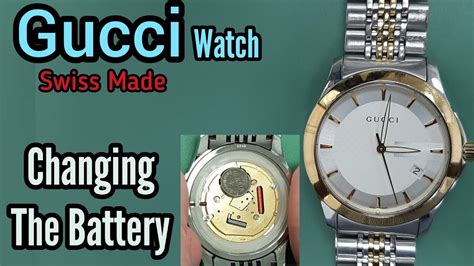 gucci 3300l watch|Gucci battery replacement cost.